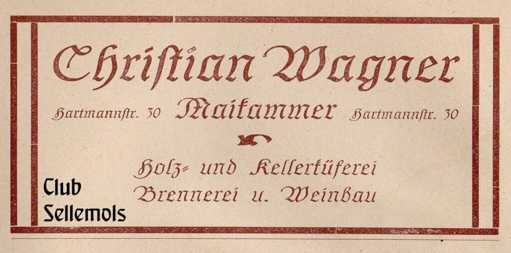 Werbeanzeige Küferei Wagner